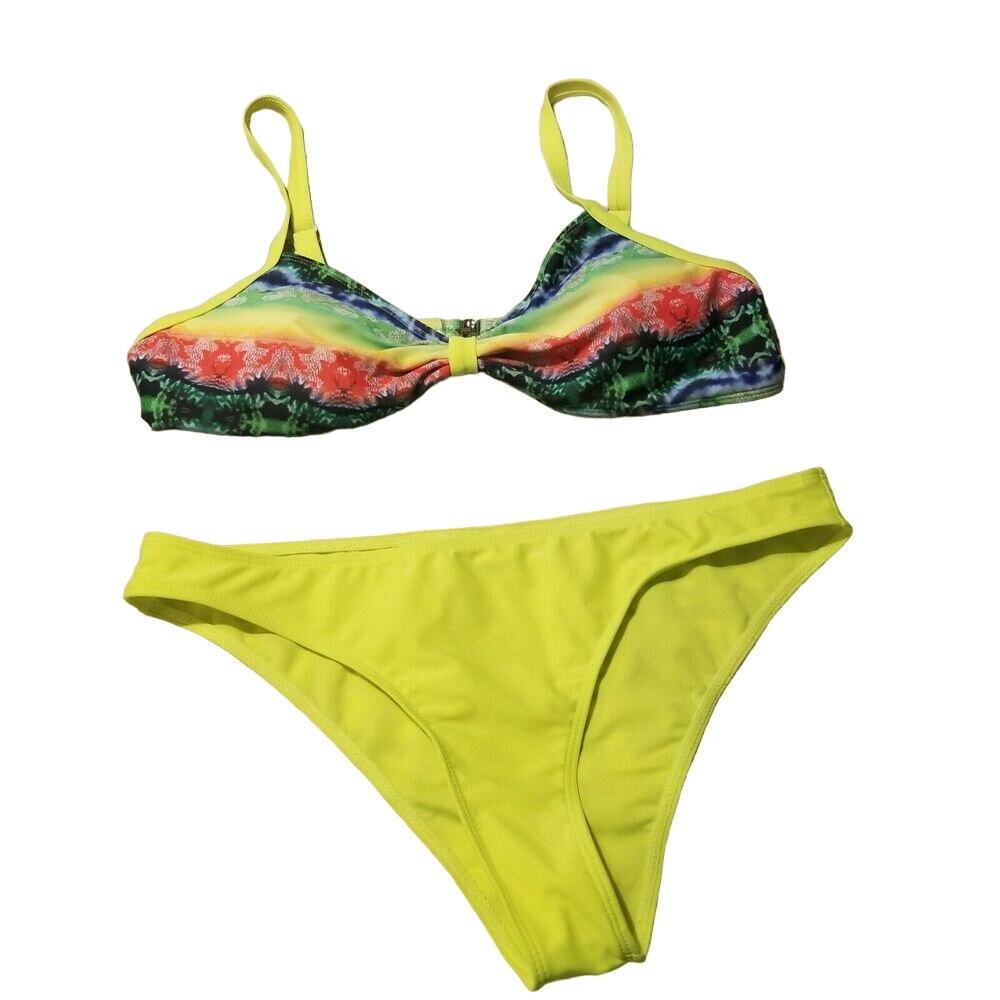 Swimwear Bikini Hawaiian Yellow Size 14 XL